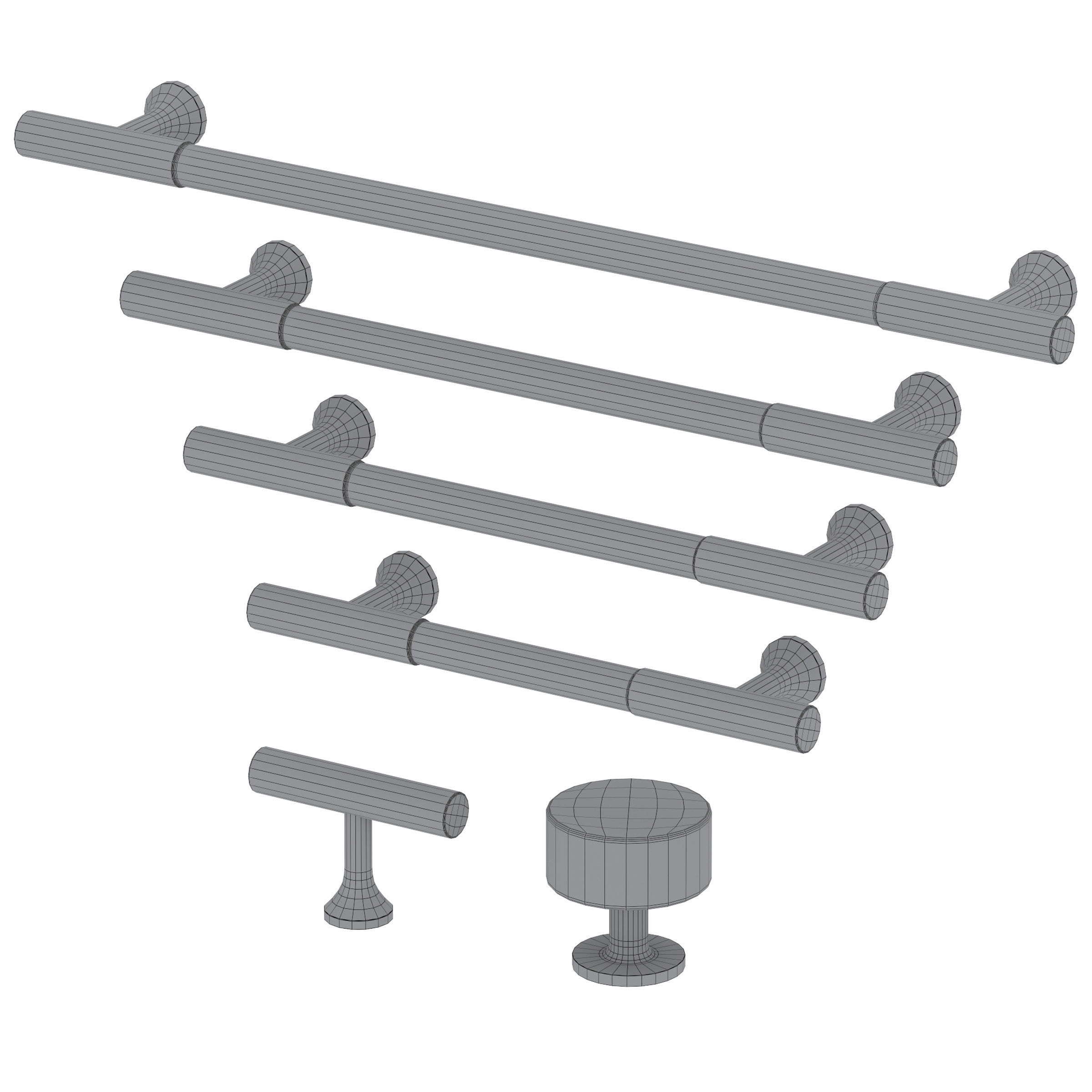 Furniture handle KANA by Meraki 3D model_4