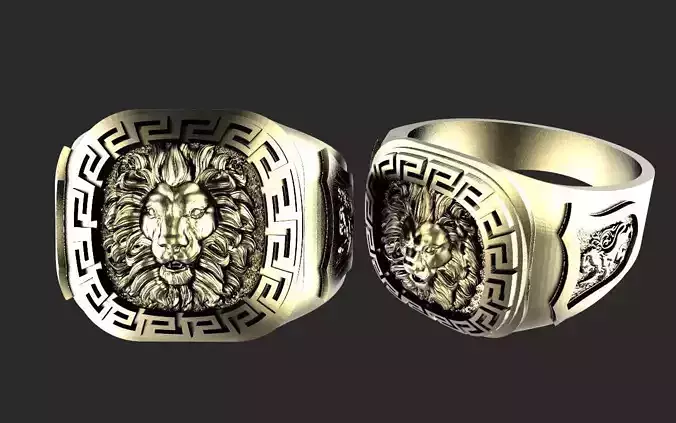 Lion ring 
