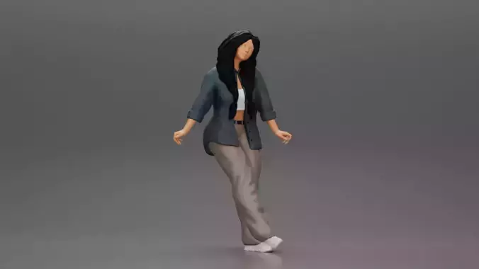 lowrider chola girl is leaning on the car in open shirt pigtails