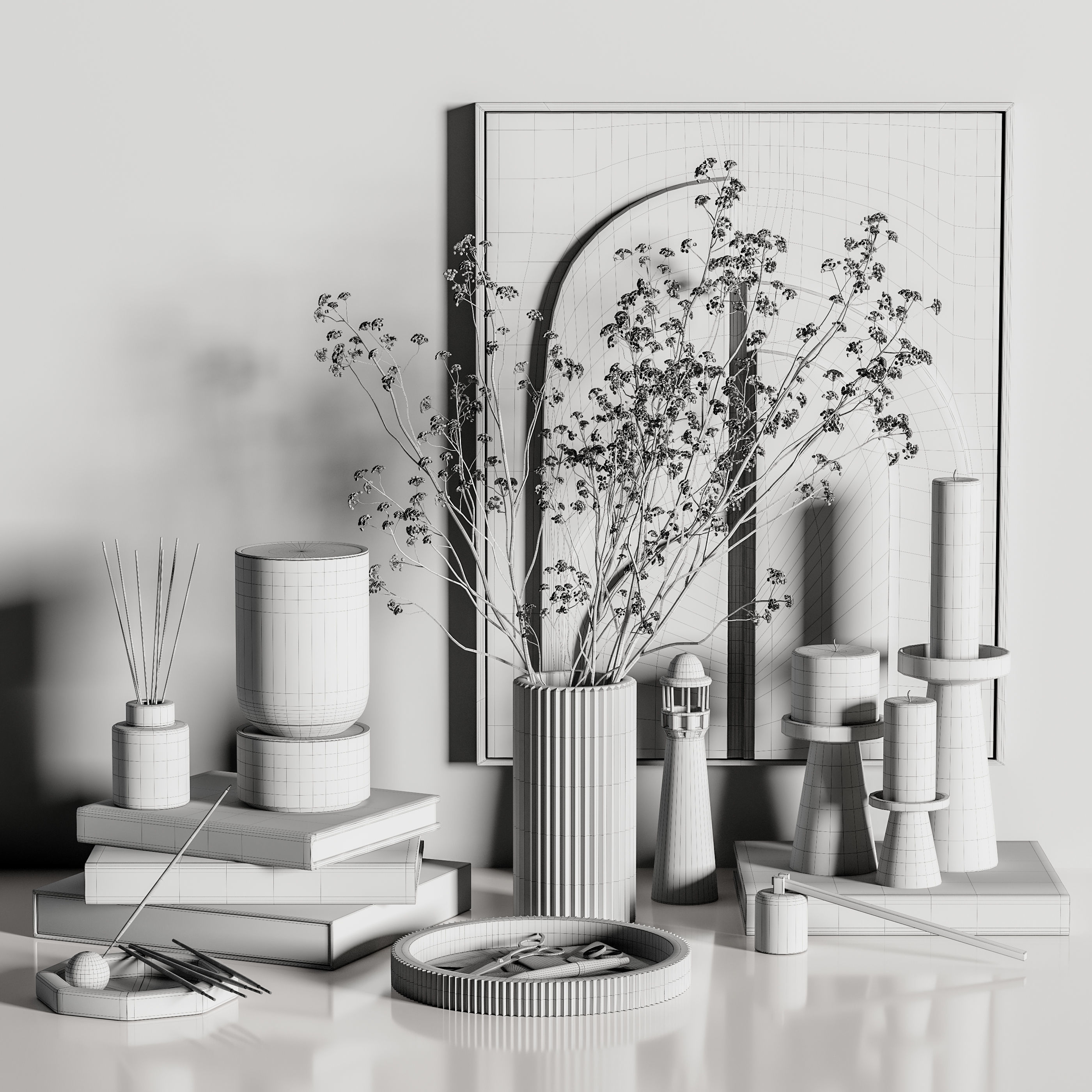 decorative set 36 3D model_5