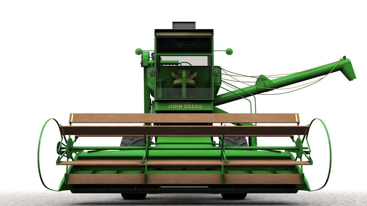 John Deere 95 1959 3D model_15