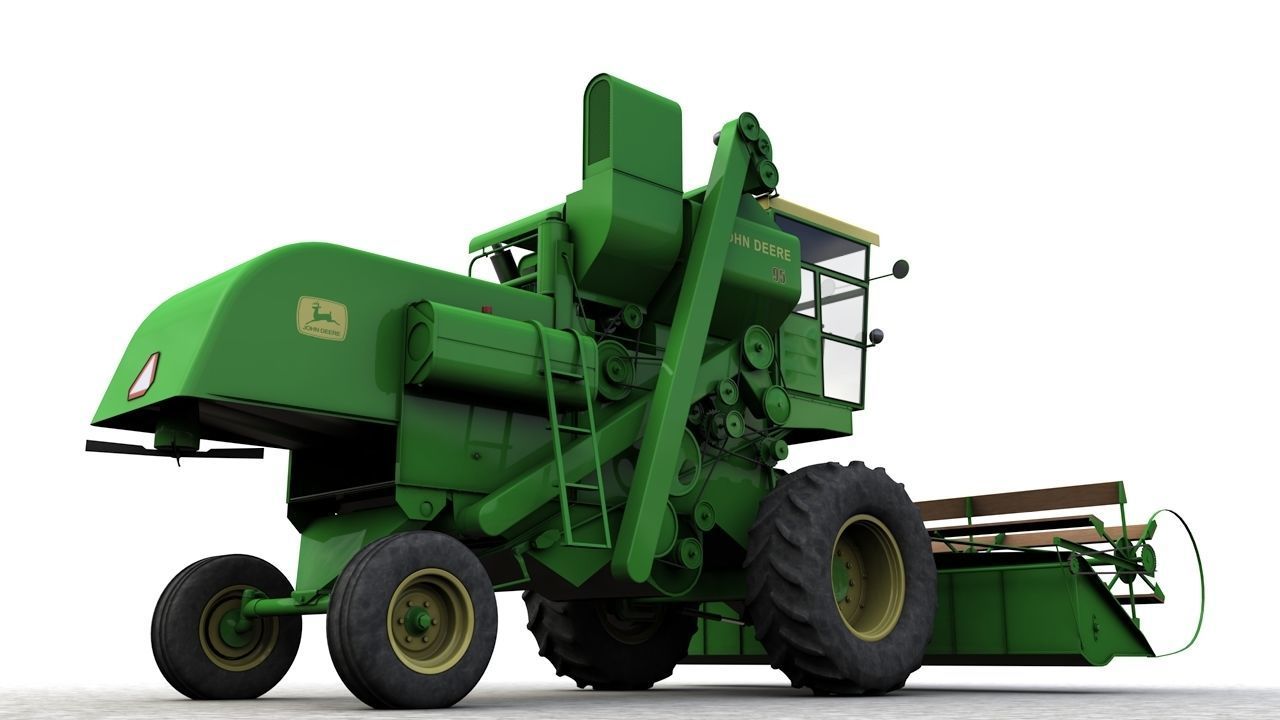 John Deere 95 1959 3D model_17