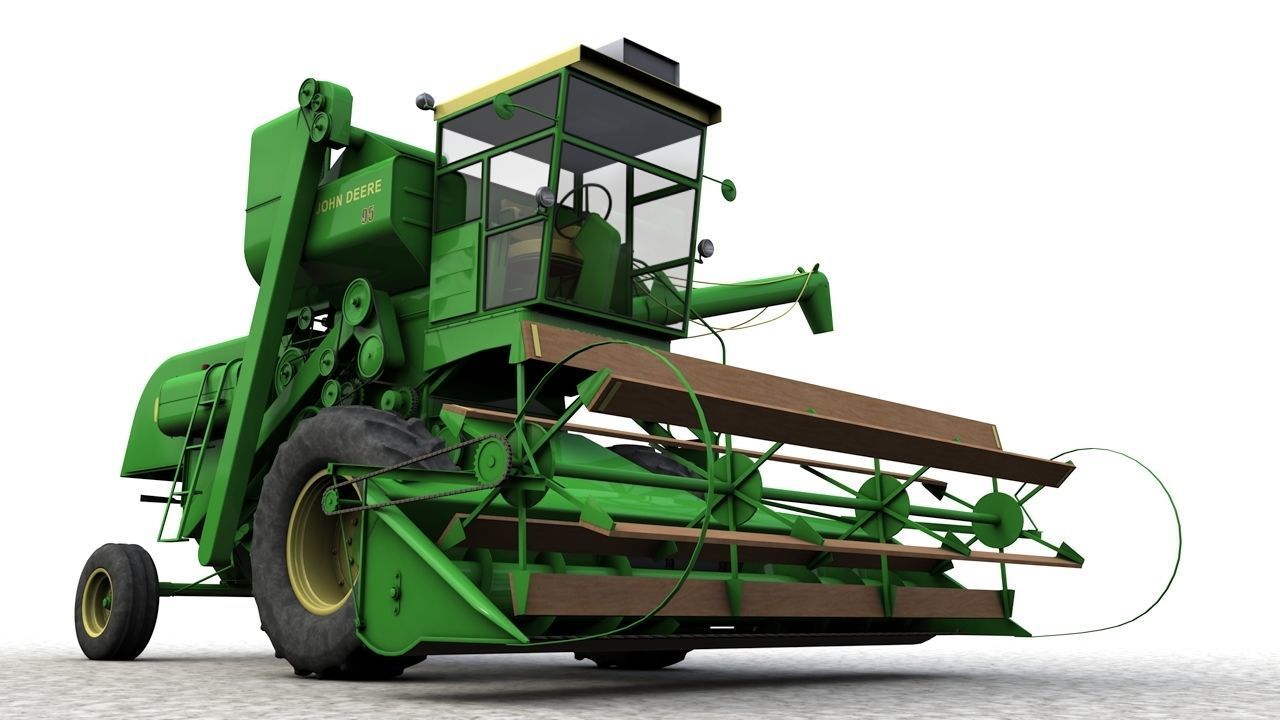 John Deere 95 1959 3D model_16
