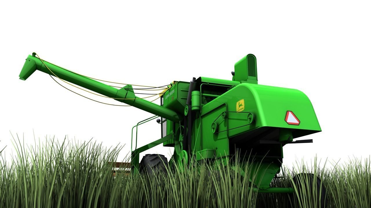 John Deere 95 1959 3D model_7