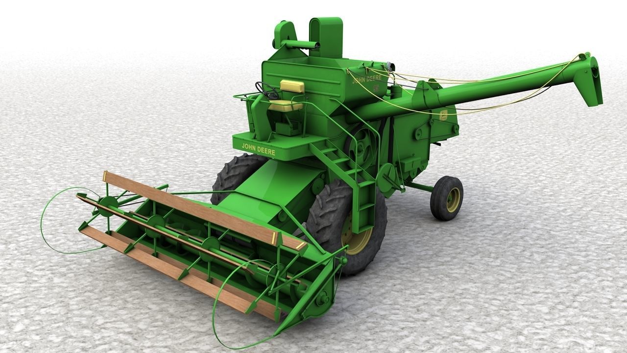John Deere 95 1959 3D model_1