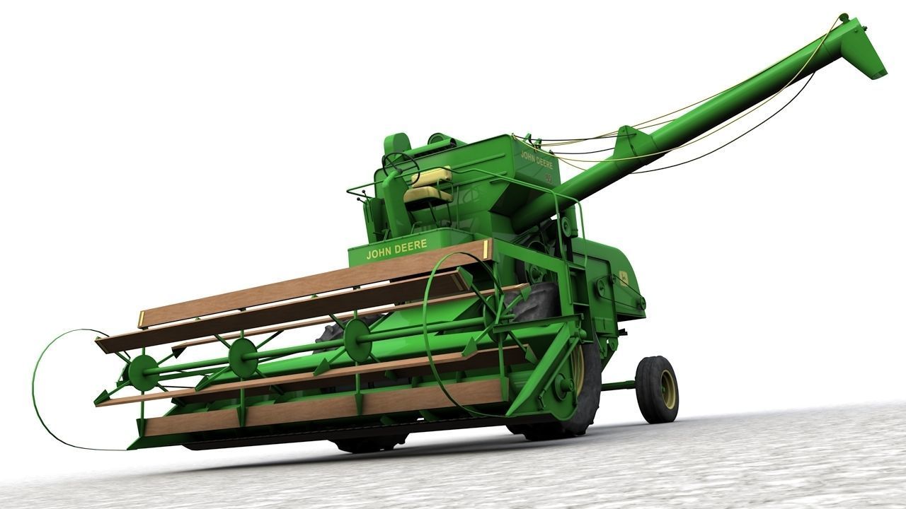John Deere 95 1959 3D model_10