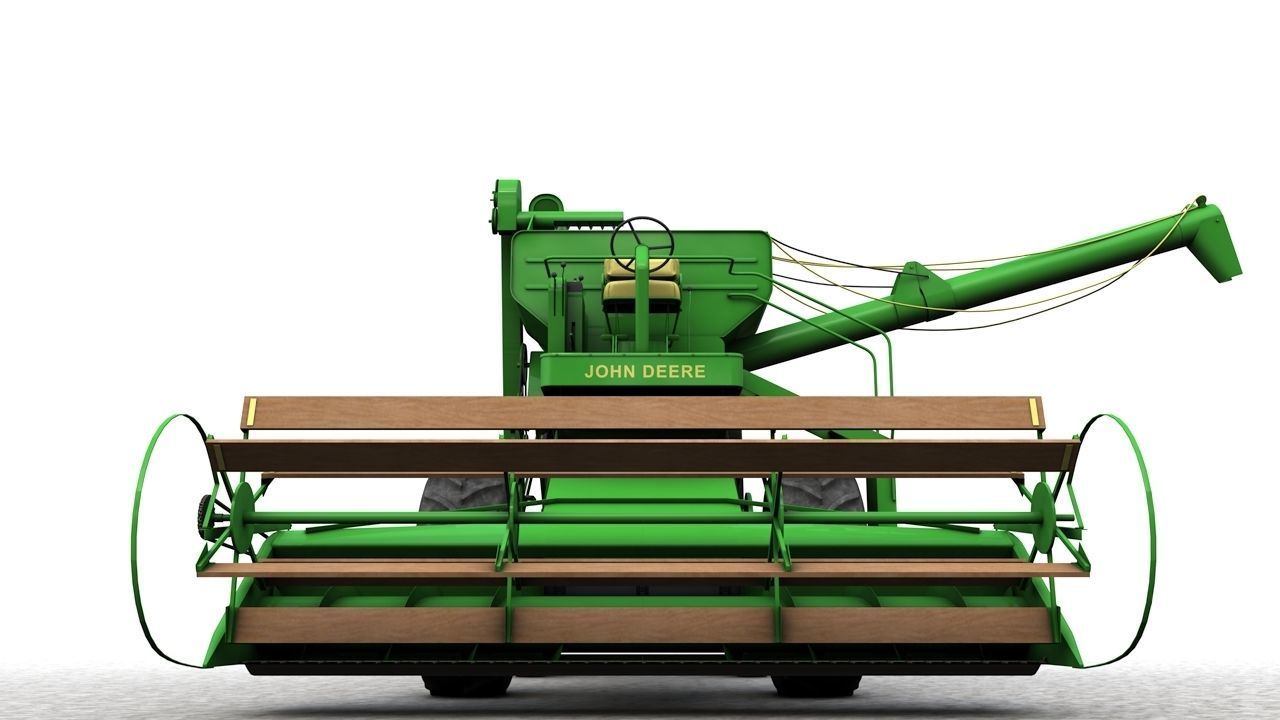 John Deere 95 1959 3D model_14