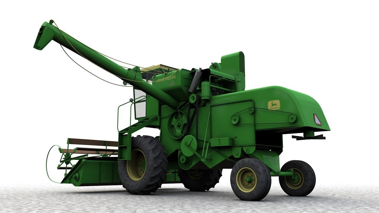 John Deere 95 1959 3D model_6