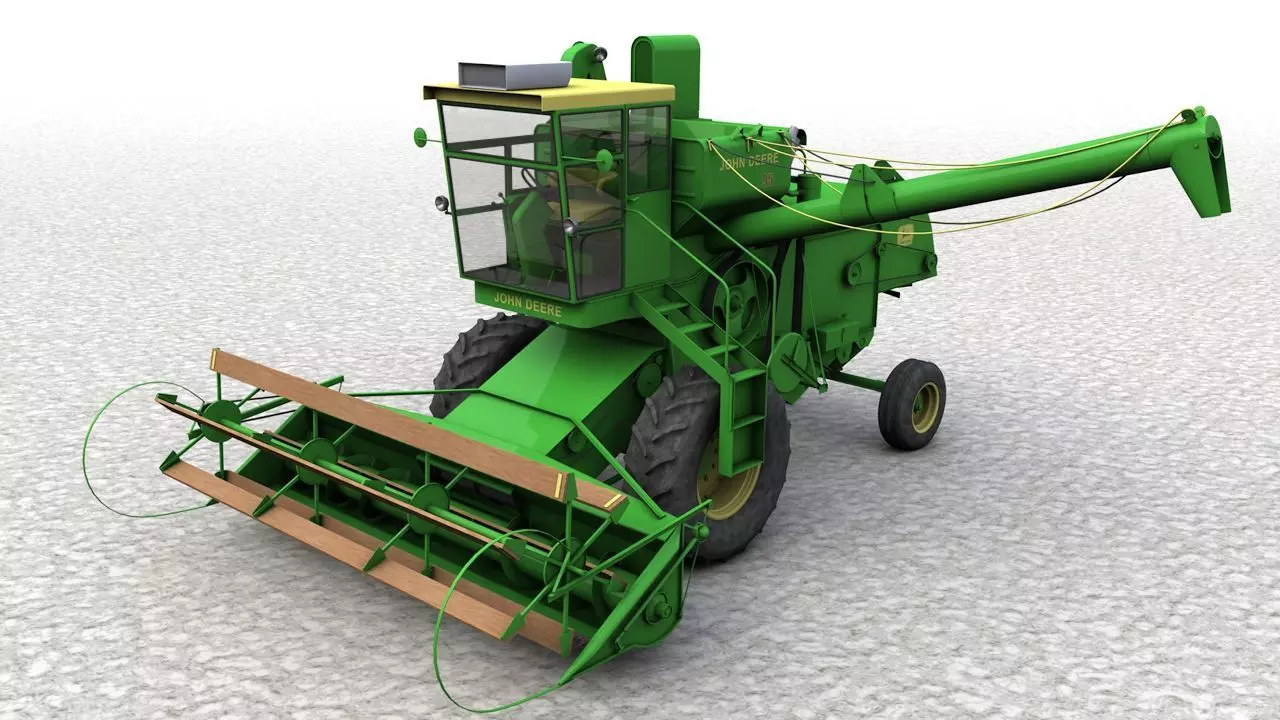 John Deere 95 1959 3D model_0
