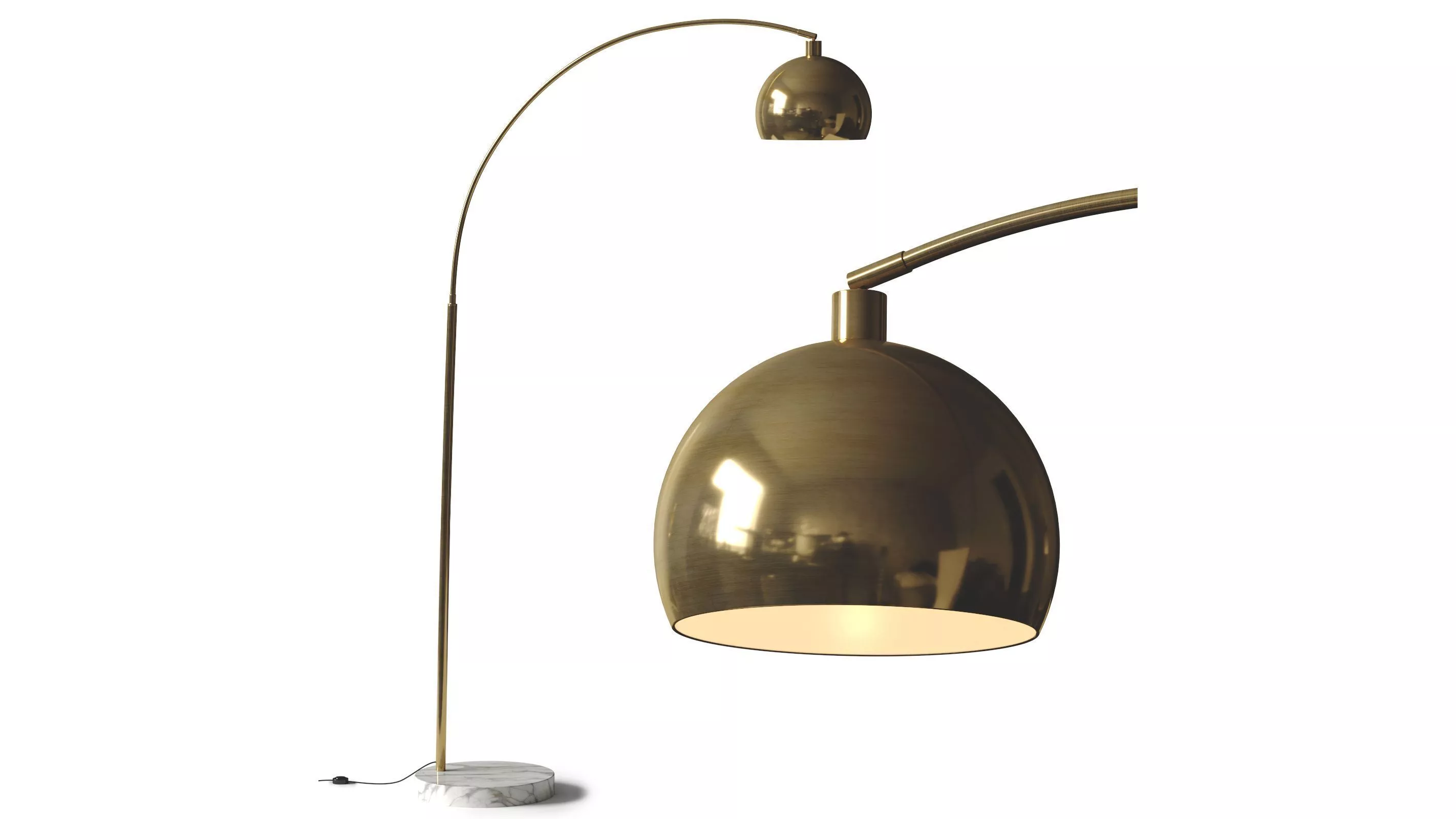Urban Outfitters - Cody Arched Floor Lamp 3D model
