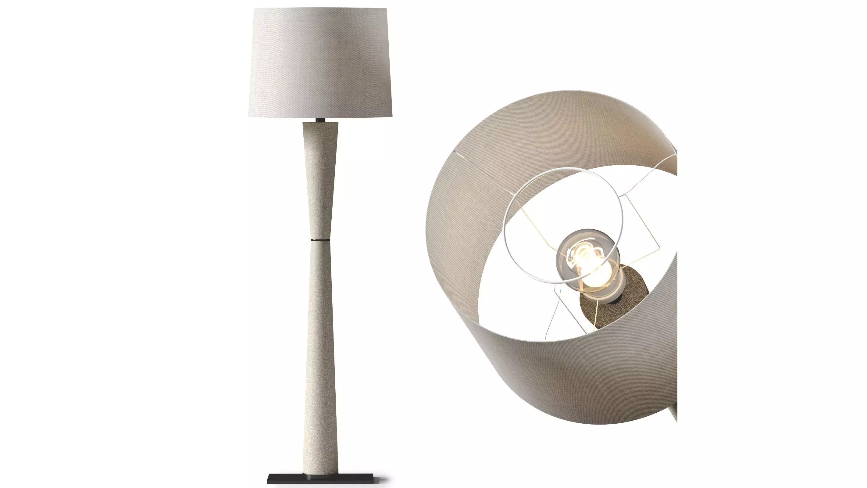 Alexander Lamont - Maluku Floor Lamp 3D model_0