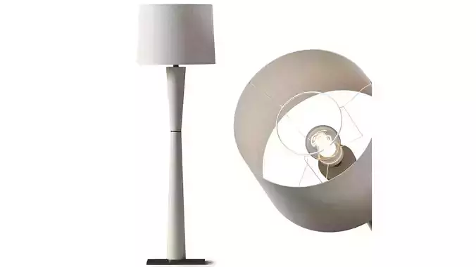 Alexander Lamont - Maluku Floor Lamp 3D model