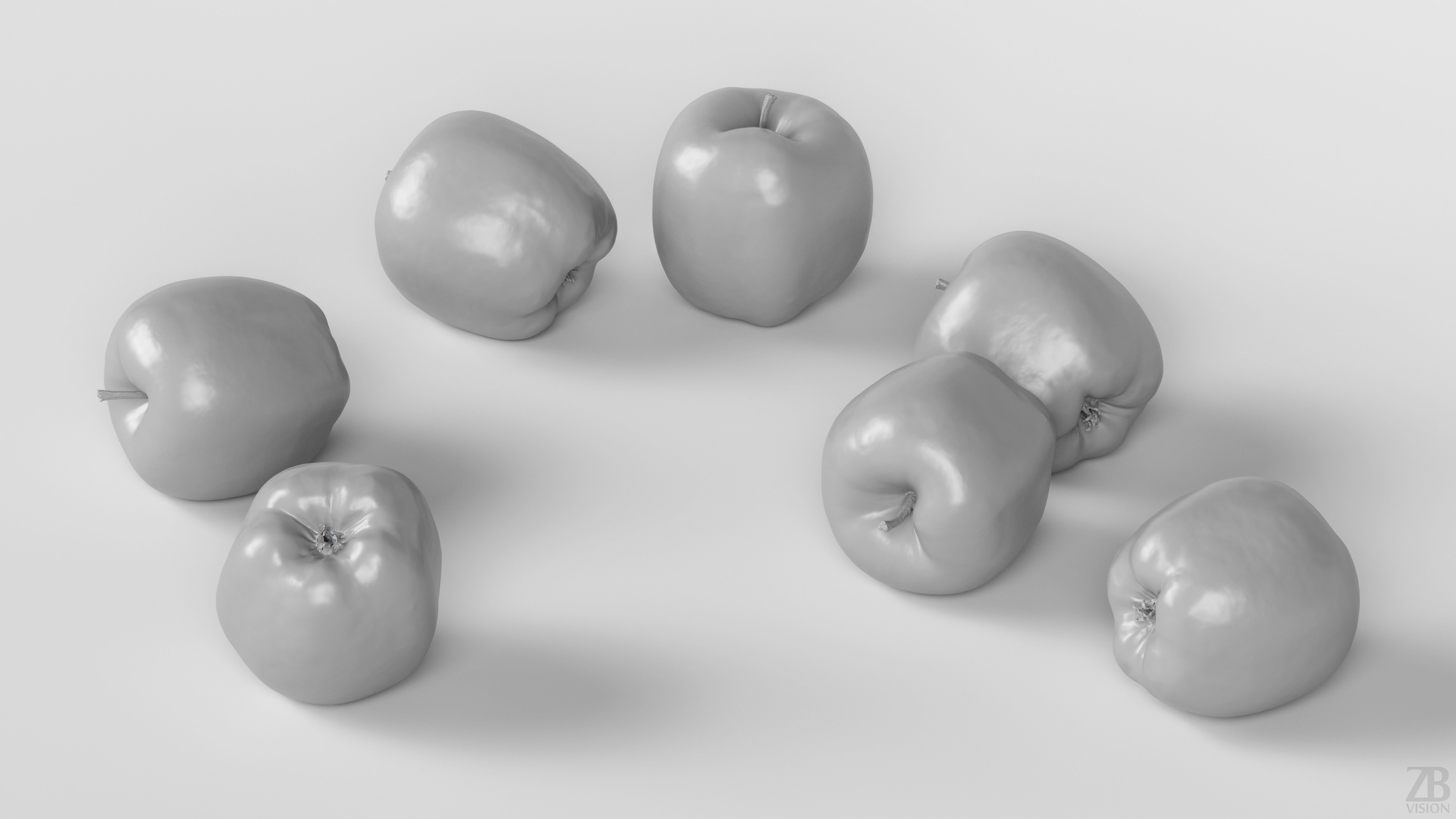 Apple 3D model_3