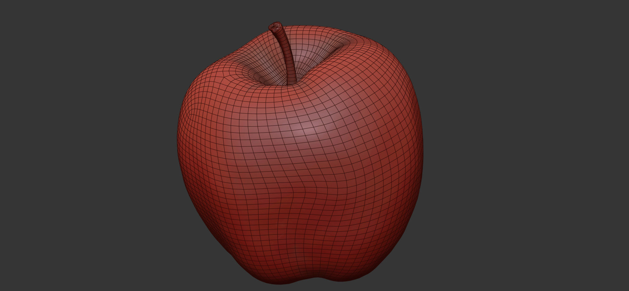Apple 3D model_6