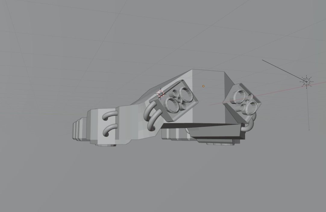 Advent MkI LowPoly Spaceship Low-poly 3D model_4