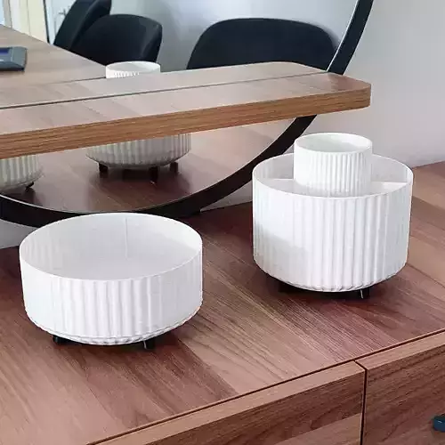  Makeup Perfume Organizer 360 Degree rotation  3D print model