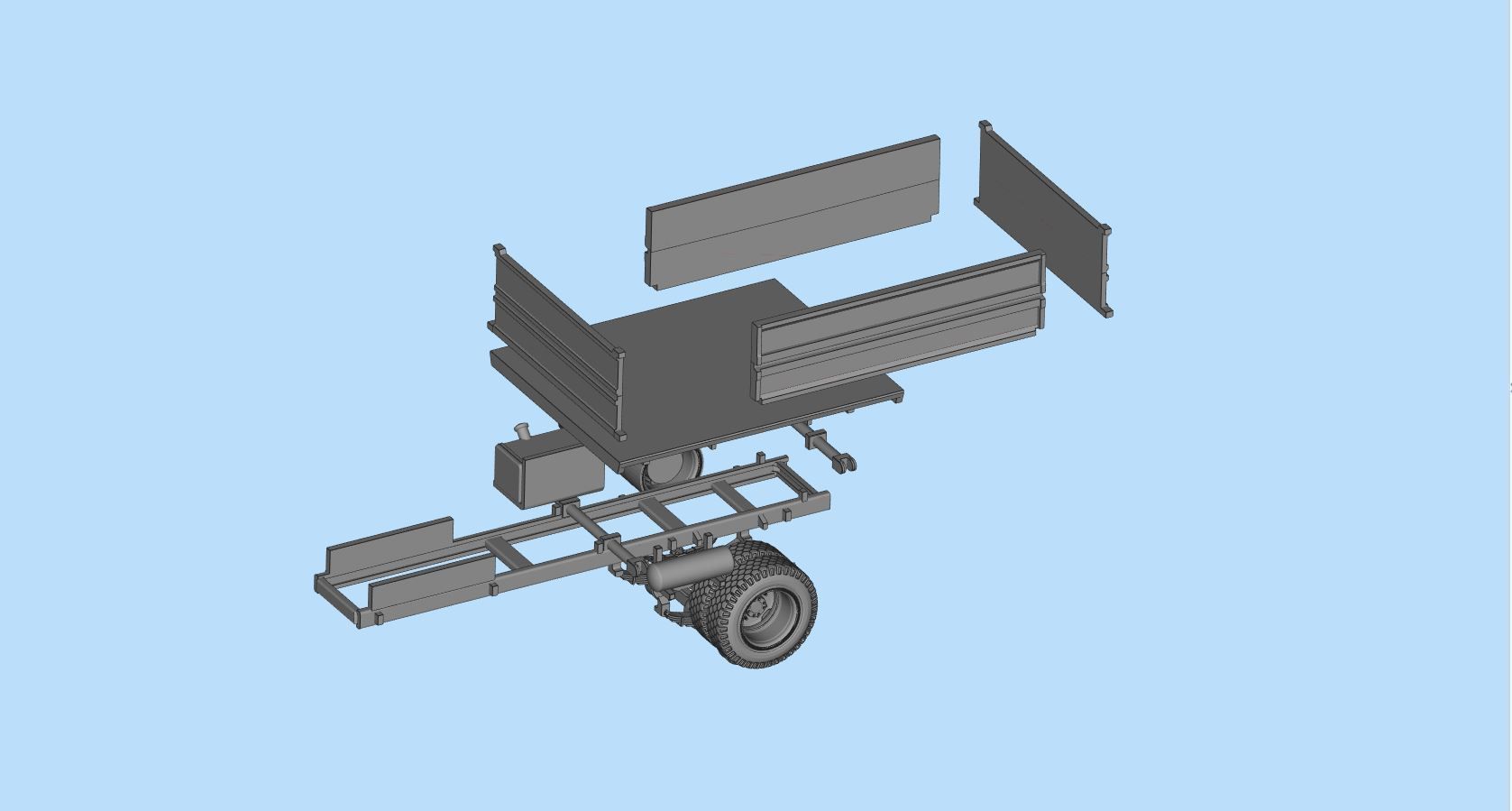 STL Files for 3D Printing IFA w50 short Cab 3D print model_13
