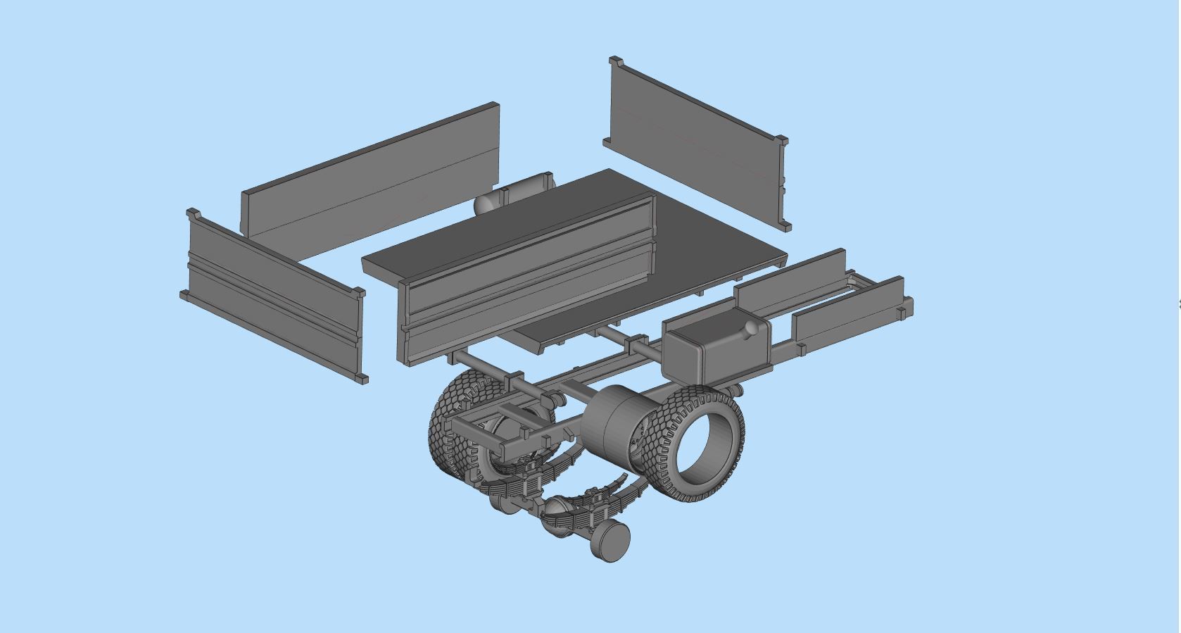 STL Files for 3D Printing IFA w50 short Cab 3D print model_16