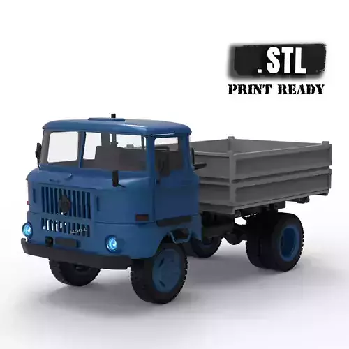 STL Files for 3D Printing IFA w50 short Cab 3D print model