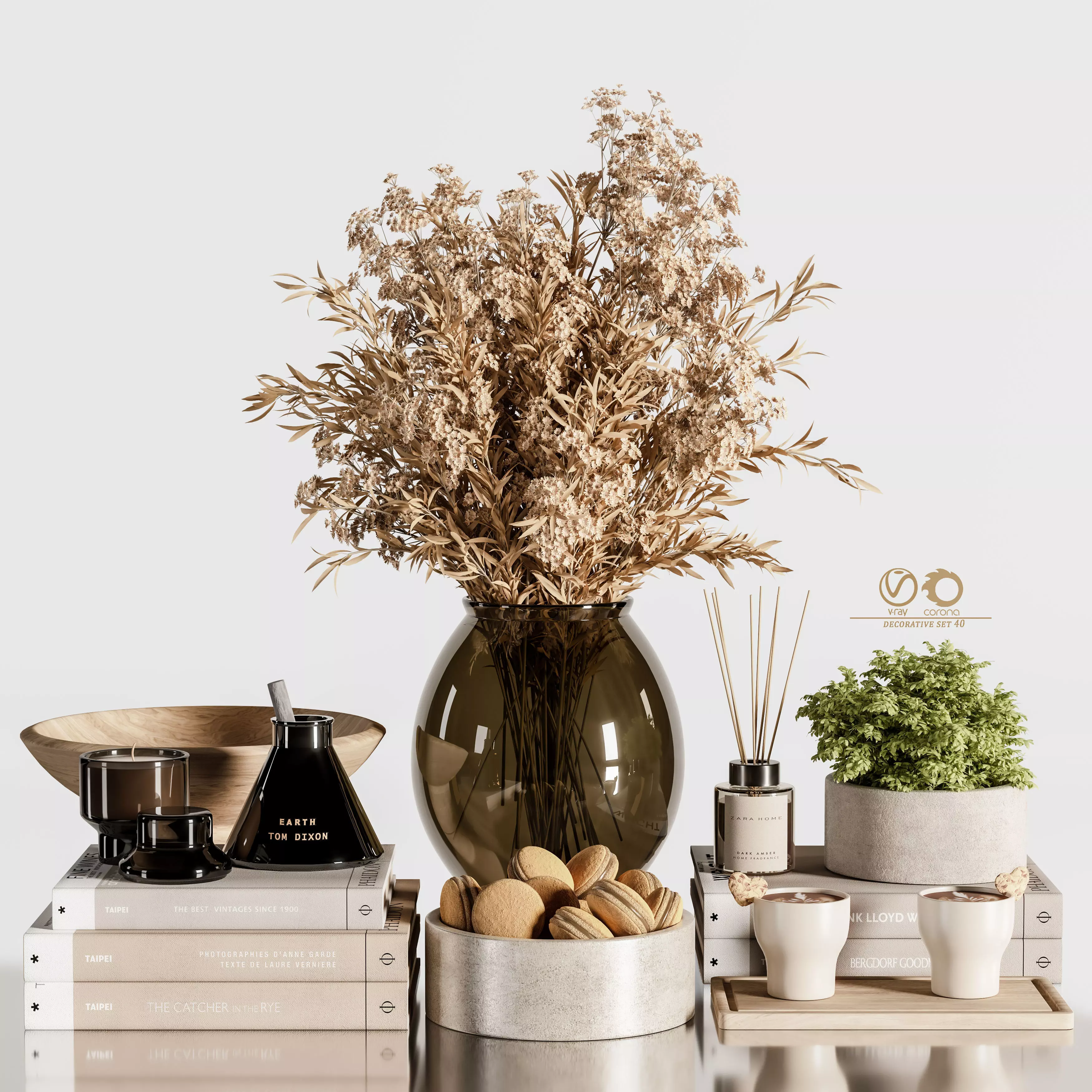 decorative set 40 3D model_0