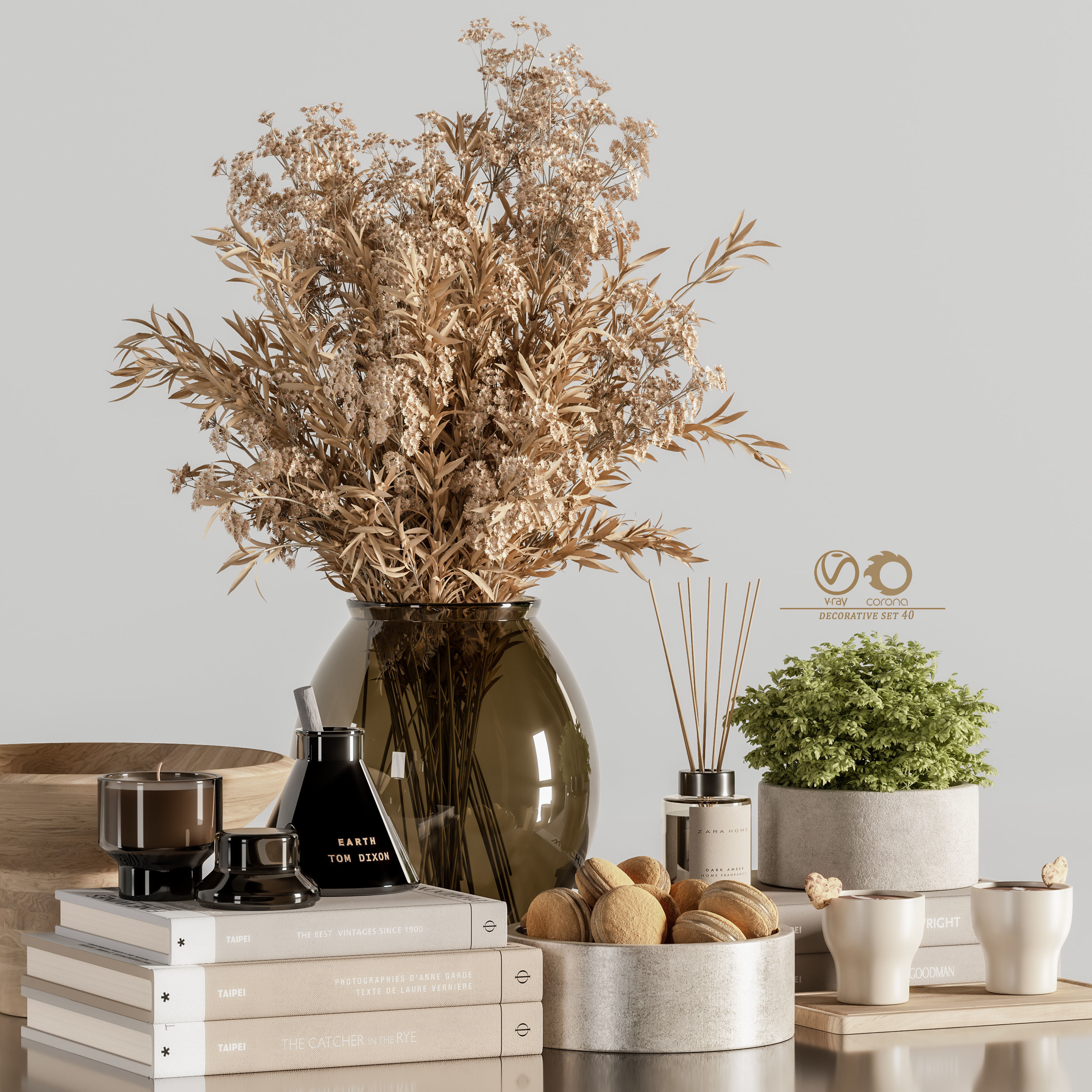 decorative set 40 3D model_5