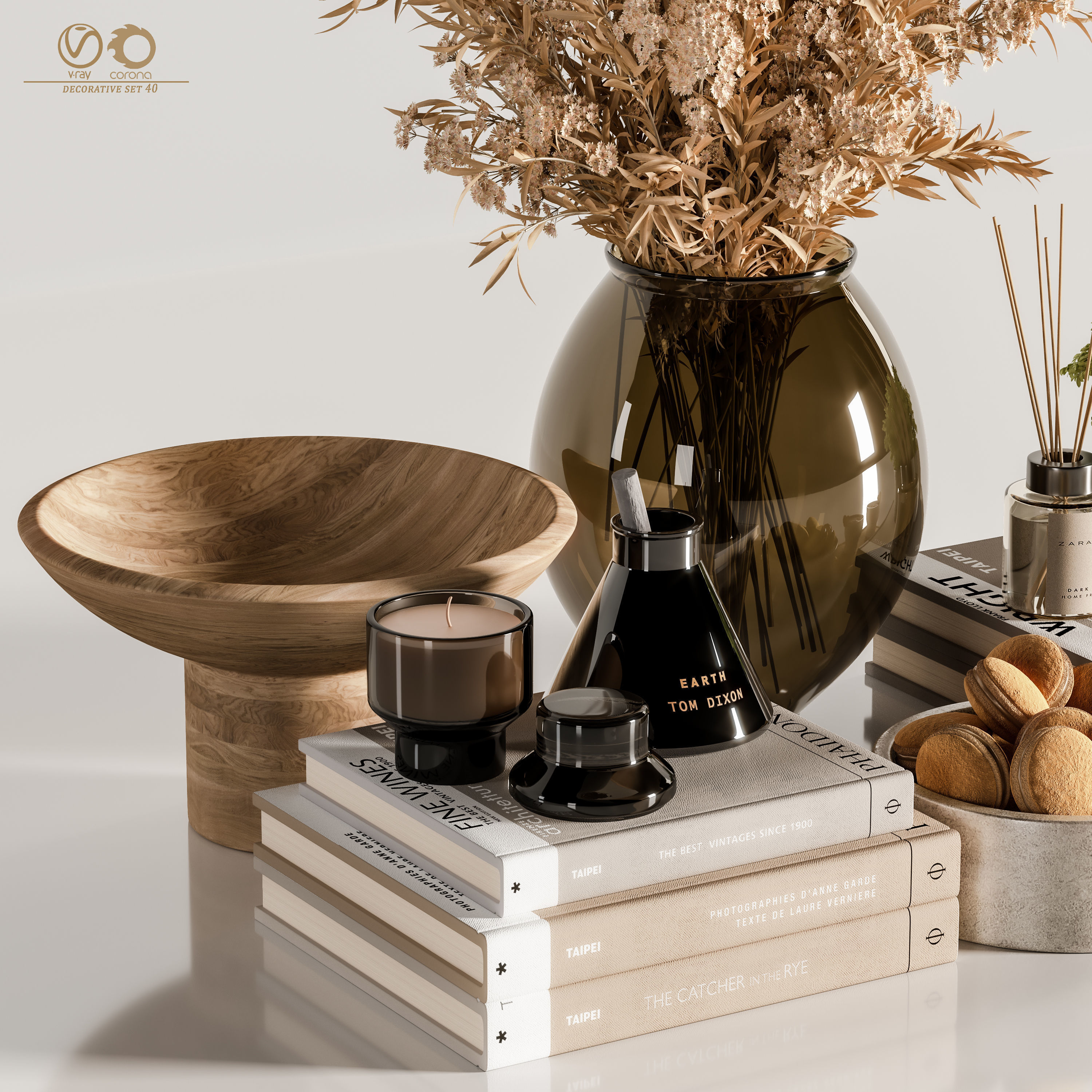 decorative set 40 3D model_4