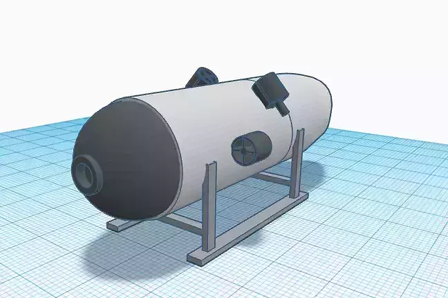 low poly submersible pack