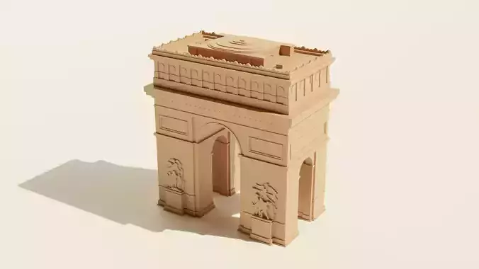 Arc de Triomphe 3D print model