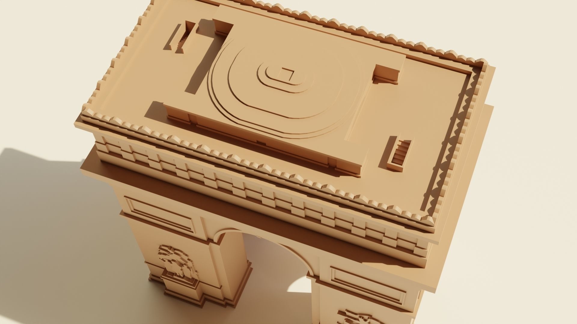 Arc de Triomphe 3D print model_4