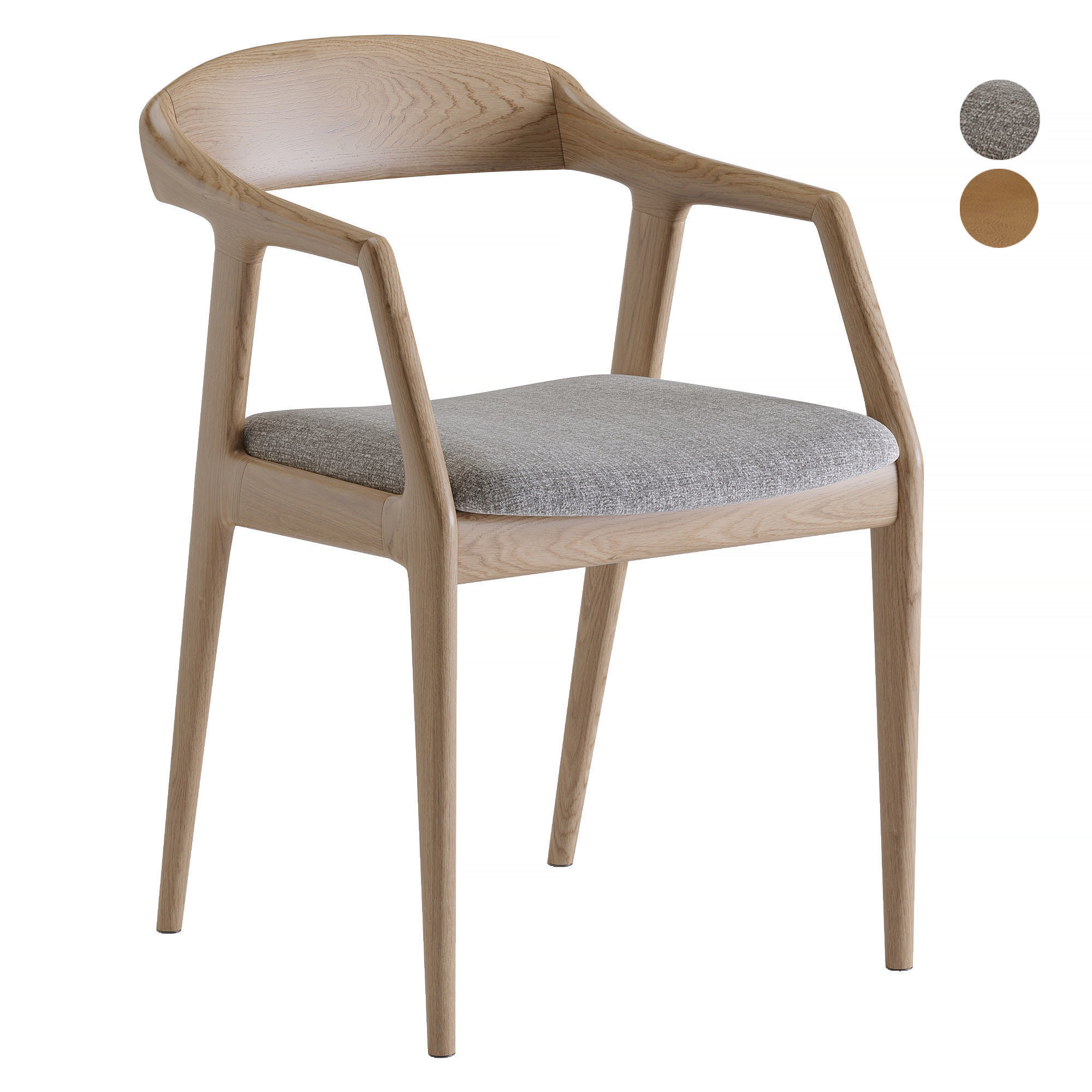 Sapporo barstool and chair by Deephouse 3D model_4