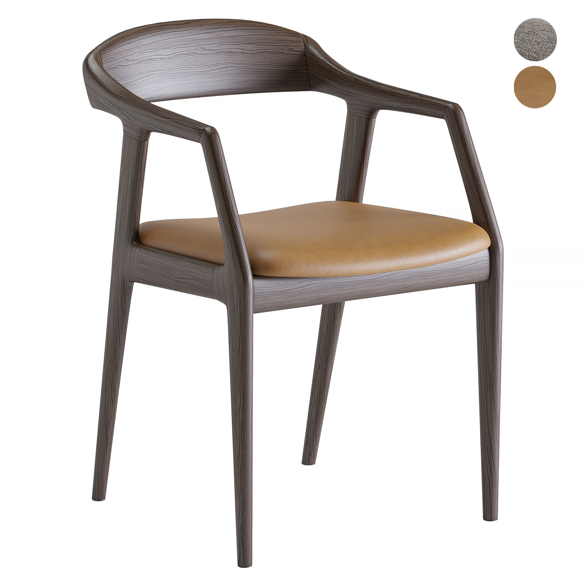 Sapporo barstool and chair by Deephouse 3D model_6