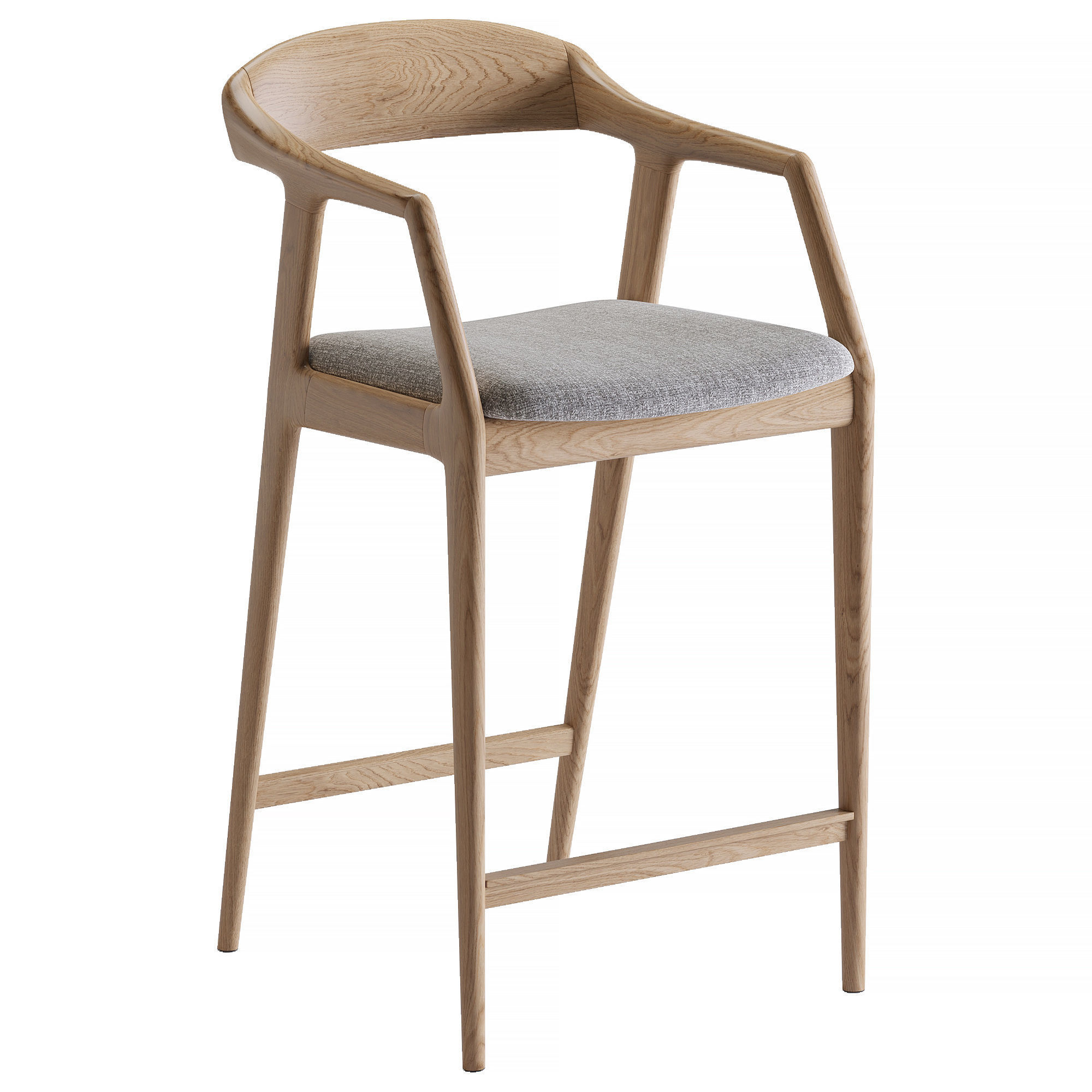 Sapporo barstool and chair by Deephouse 3D model_1