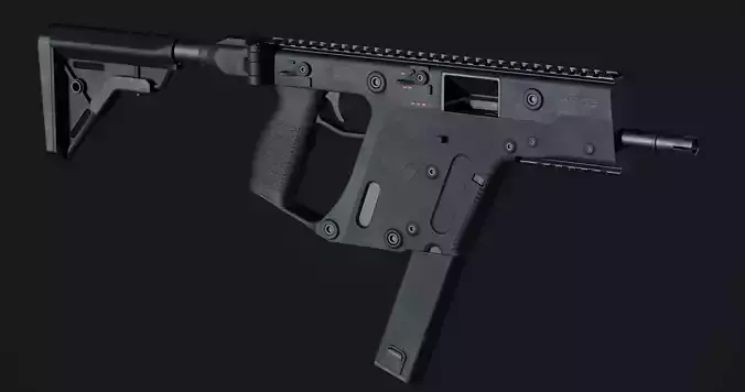 Kriss Vector 45ACP Low-poly 3D model