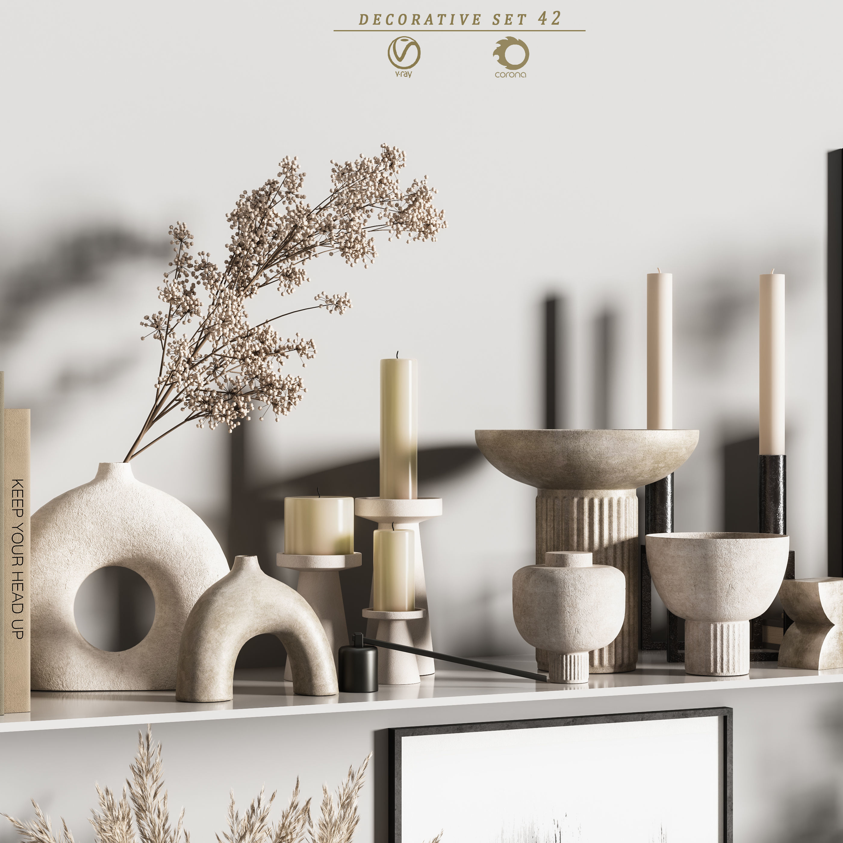 decorative set 42 3D model_4