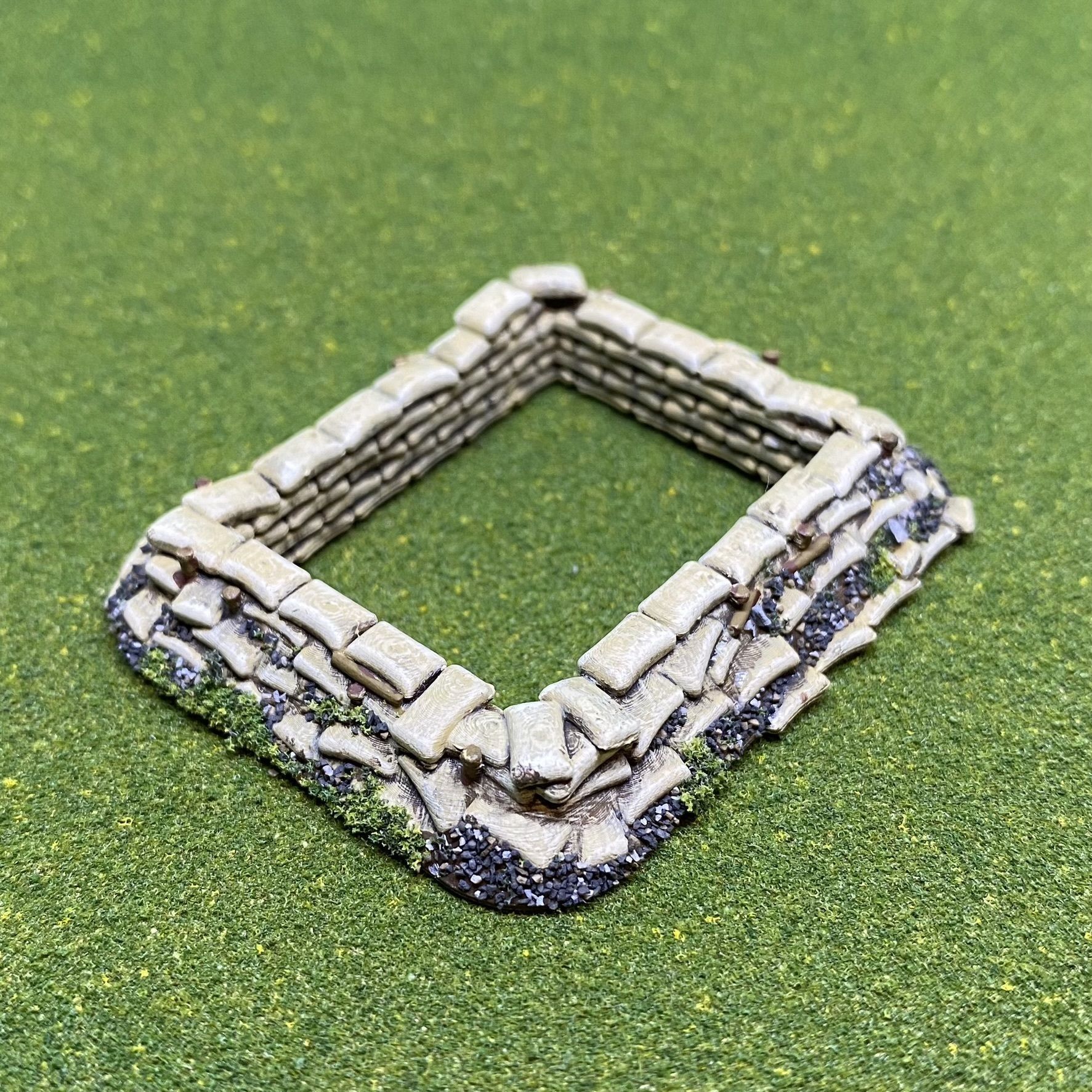 Small Sandbag Bunkers Mega Pack 15mm Scale 3D print model_16