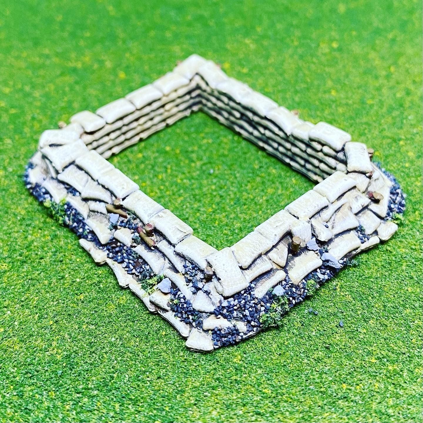 Small Sandbag Bunkers Mega Pack 15mm Scale 3D print model_11