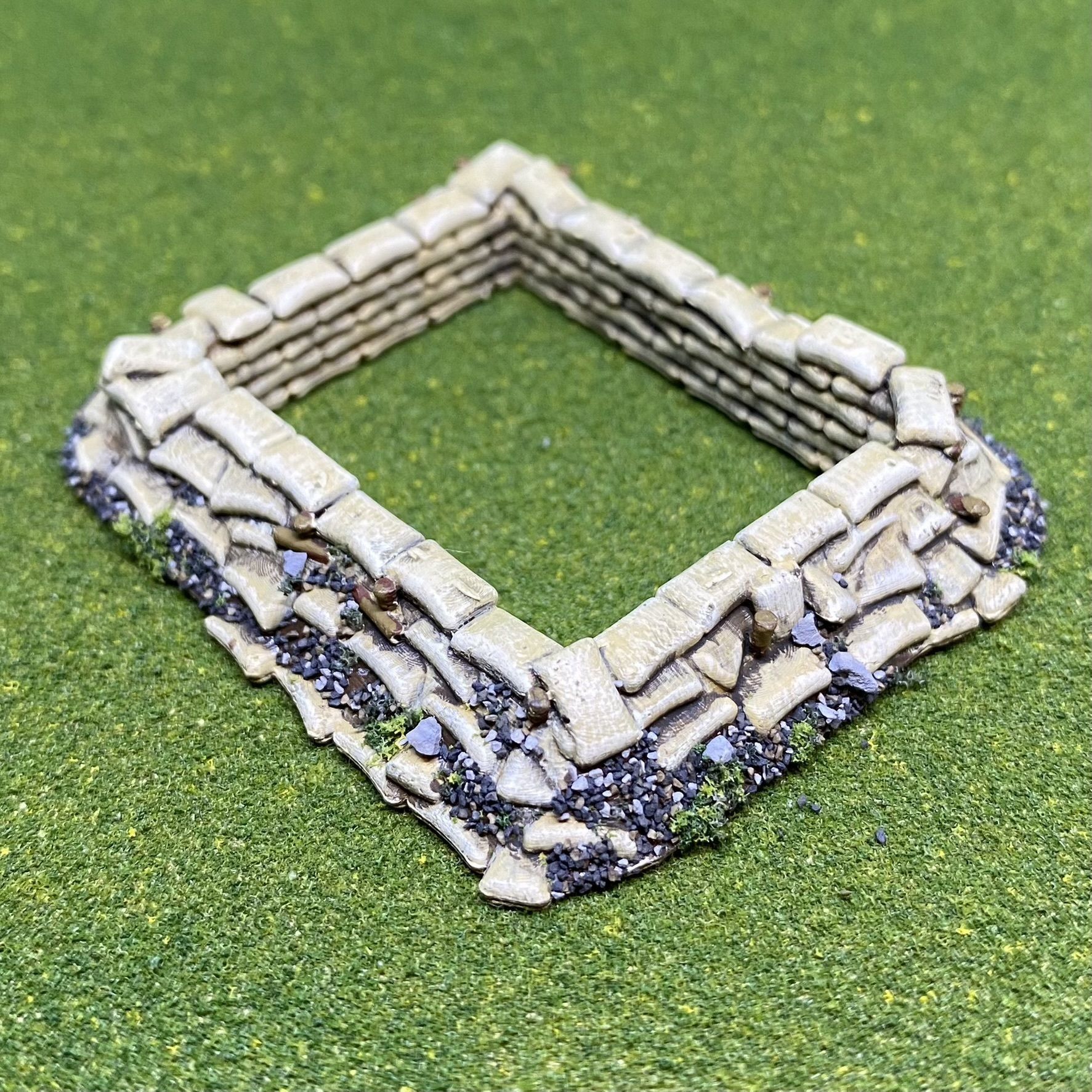 Small Sandbag Bunkers Mega Pack 15mm Scale 3D print model_17