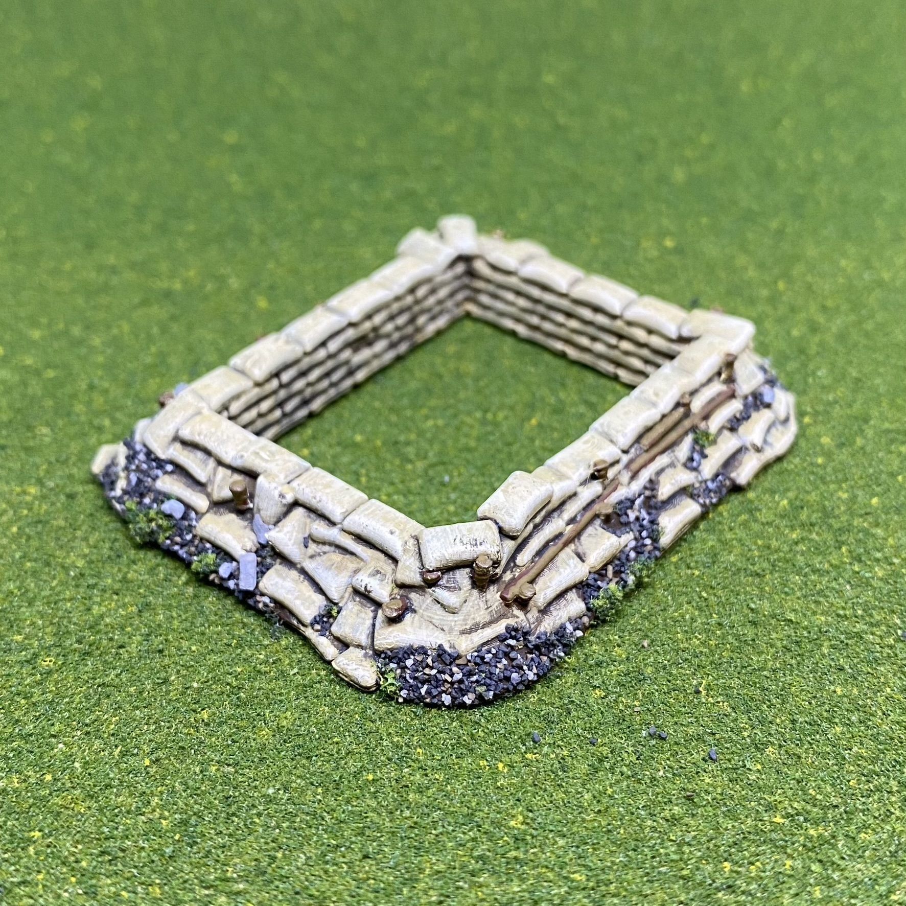 Small Sandbag Bunkers Mega Pack 15mm Scale 3D print model_19