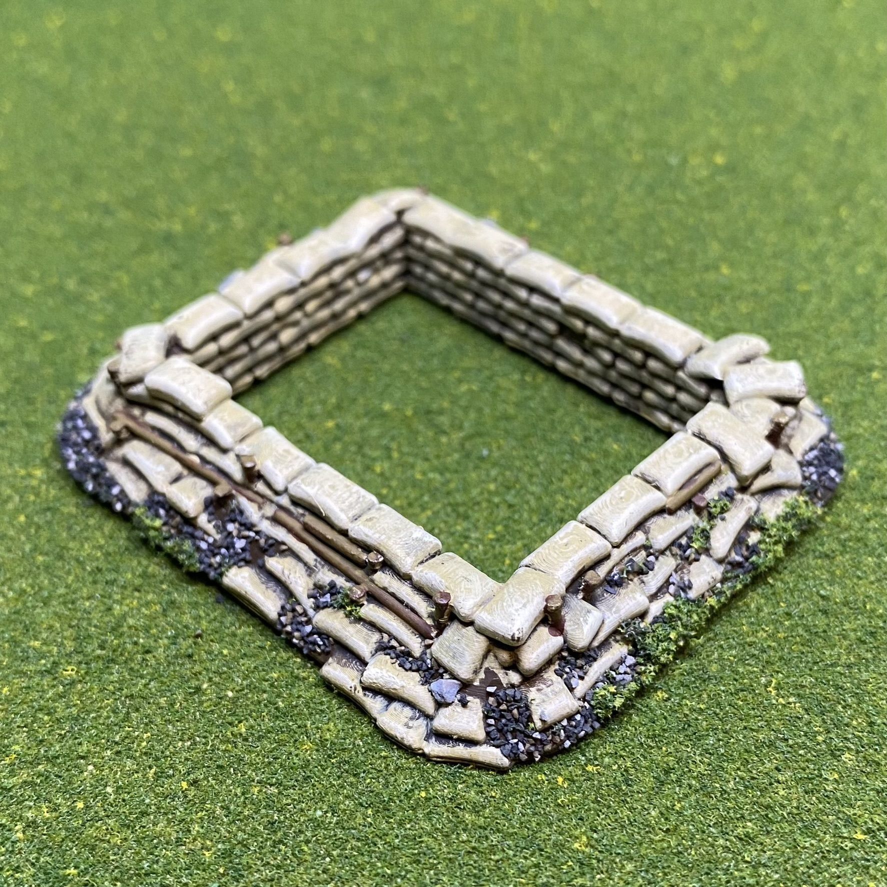 Small Sandbag Bunkers Mega Pack 15mm Scale 3D print model_18