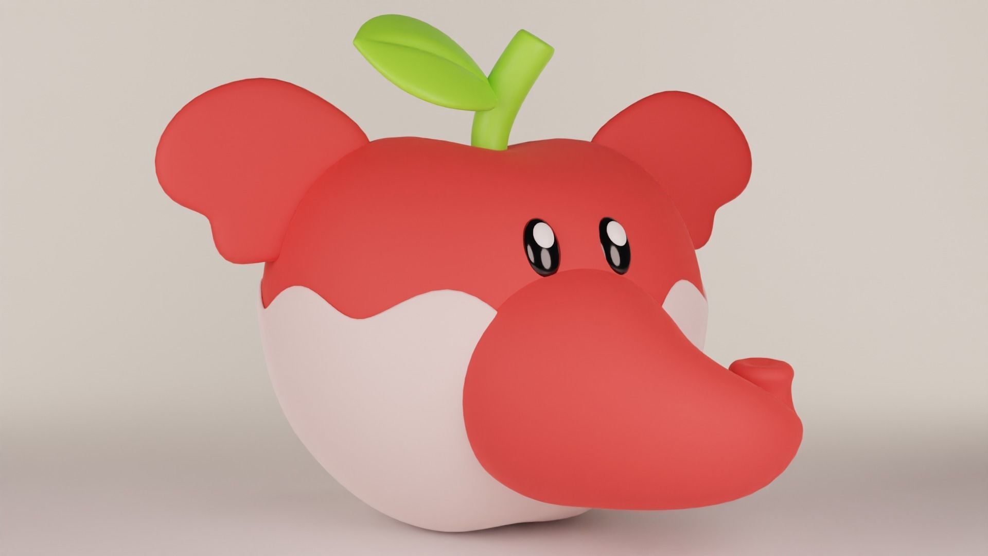 Elephant Apple Super Mario Wonder 3D model_8