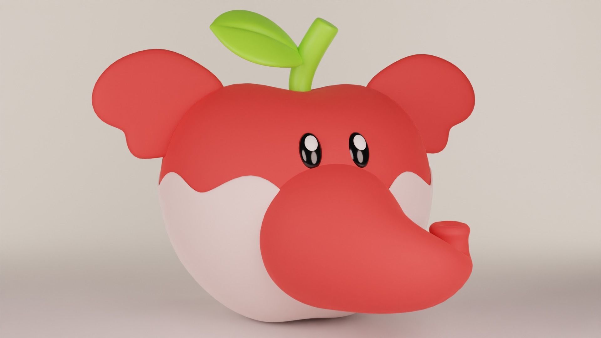 Elephant Apple Super Mario Wonder 3D model_9