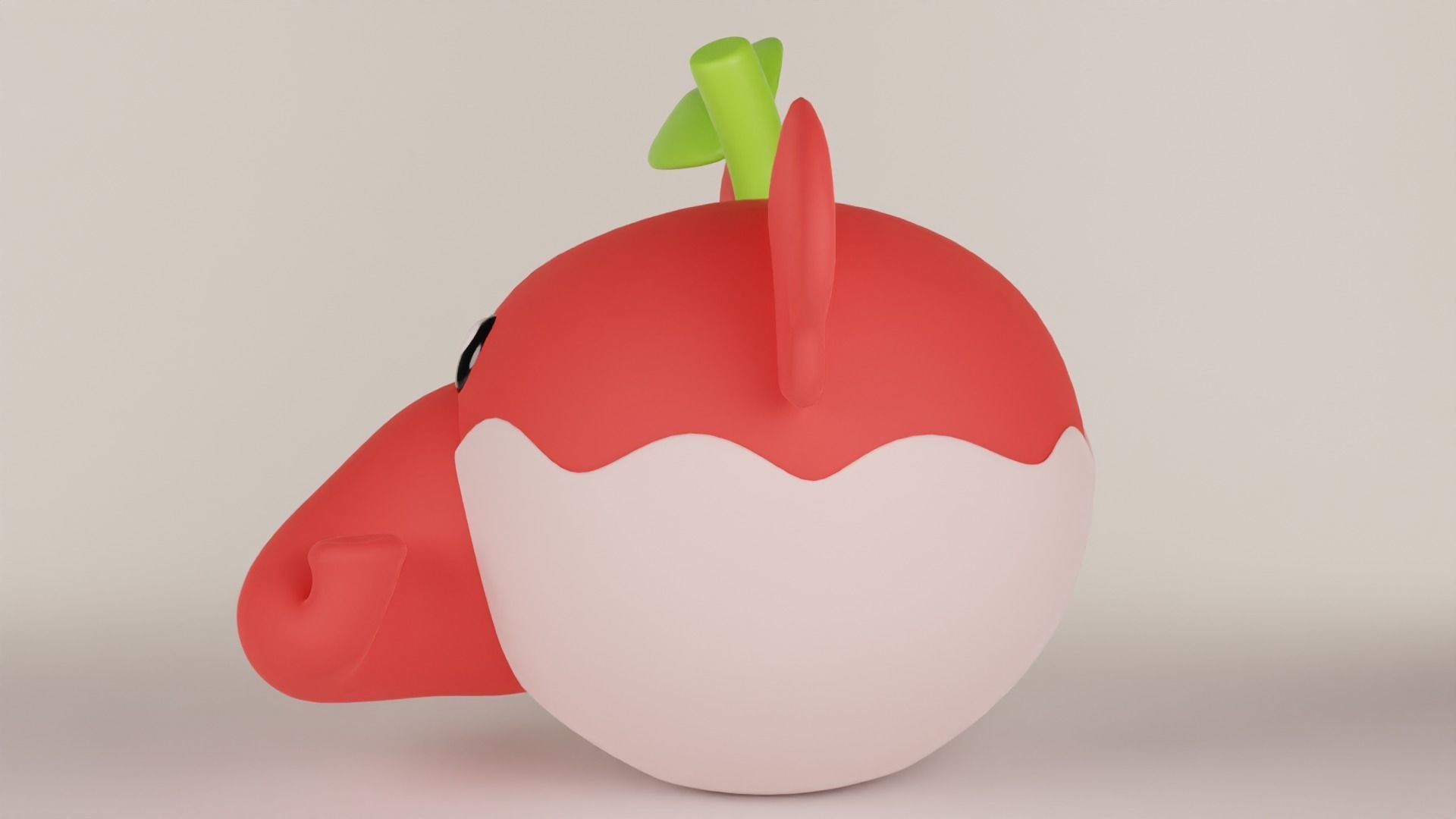 Elephant Apple Super Mario Wonder 3D model_2