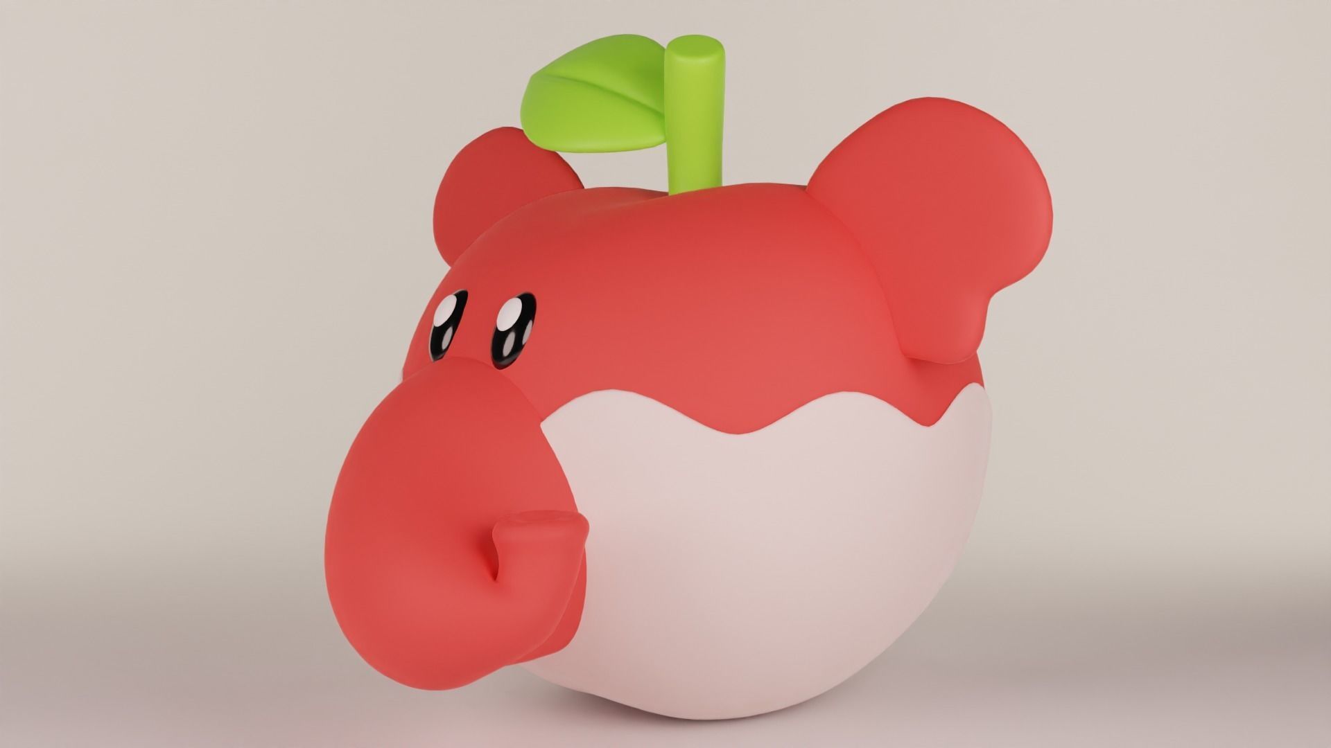 Elephant Apple Super Mario Wonder 3D model_1