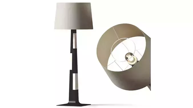 Alexander Lamont - Basilica Floor Lamp 3D model