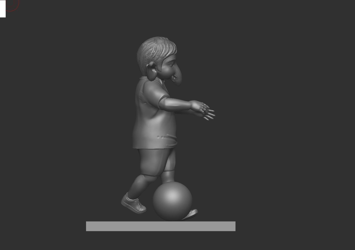 Bal Ganesh  3D print model_7