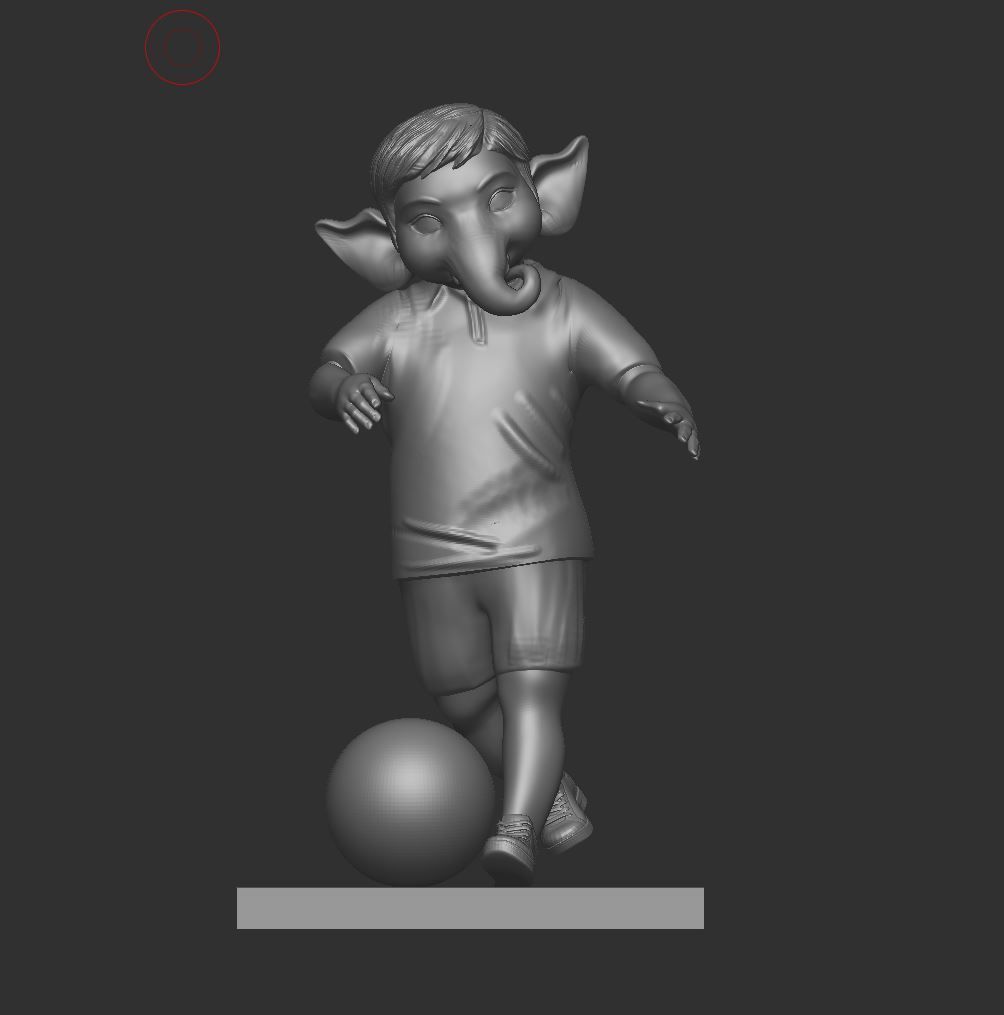 Bal Ganesh  3D print model_6