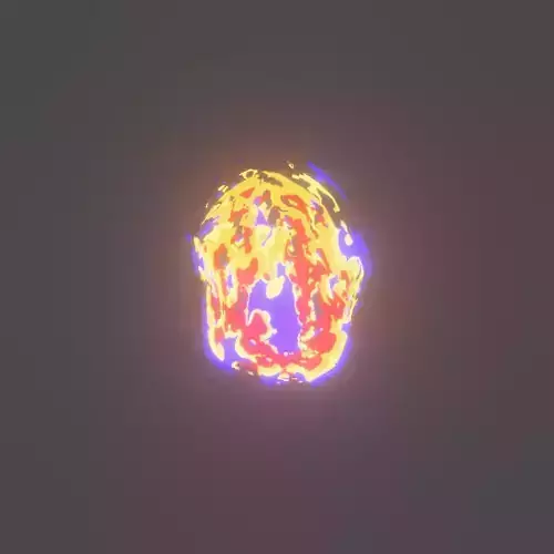 Procedural Cartoon Flame