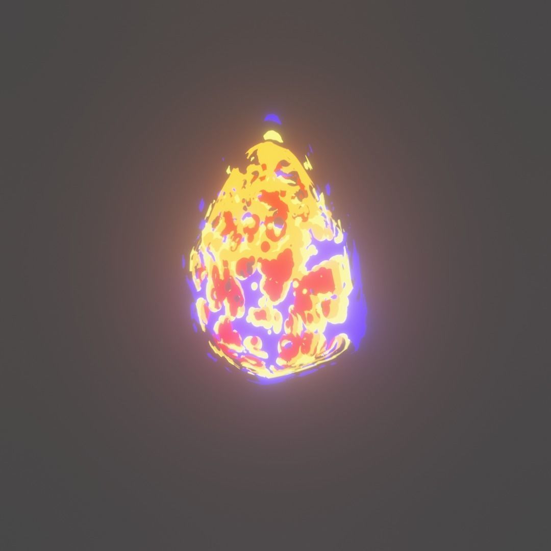 Procedural Cartoon Flame Texture_1