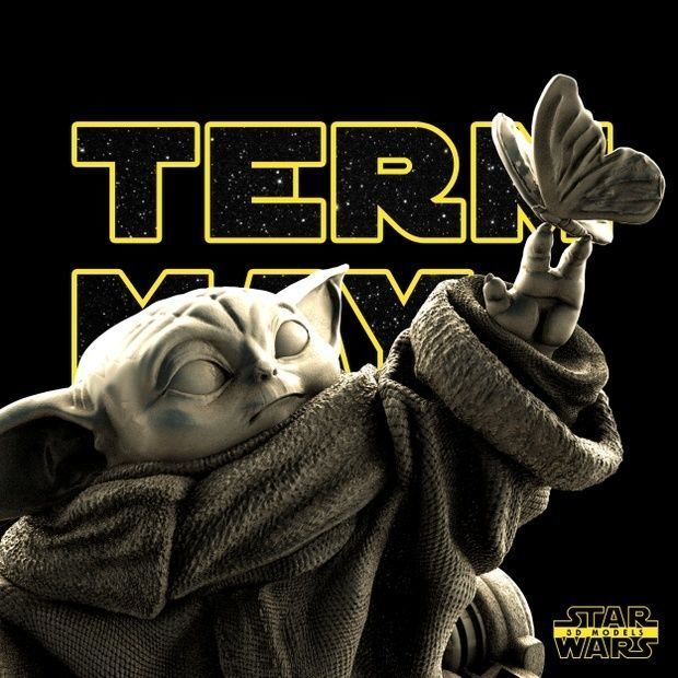 GROGU SCULPTURE - TESTED AND READY FOR 3D PRINTING Free 3D print model_5