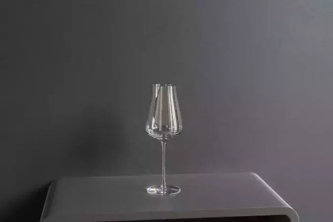Shiraz Red Wine Glass 3D model